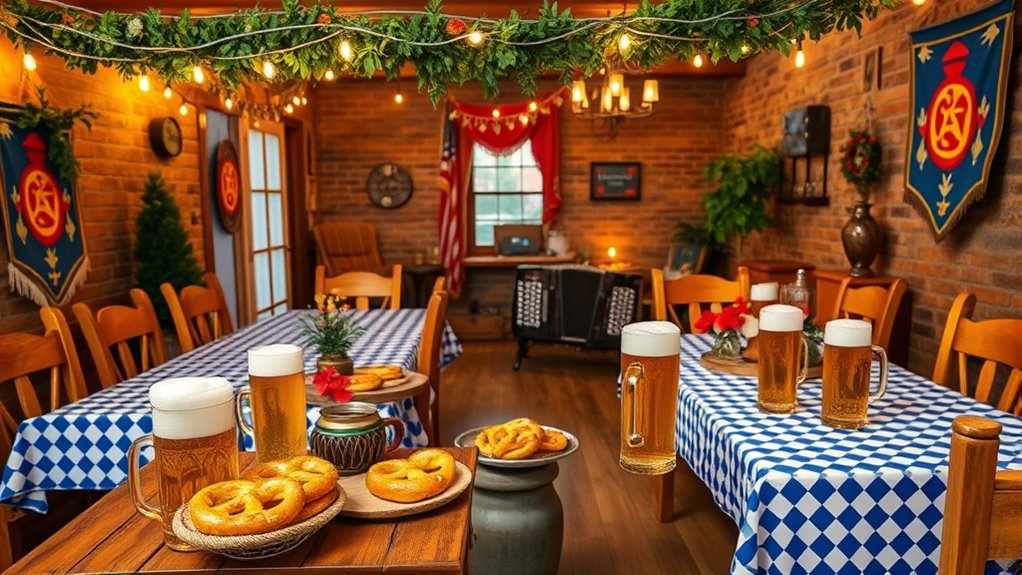 host bavarian oktoberfest celebration