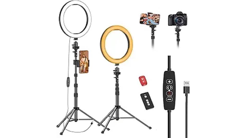 10 inch ring light kit