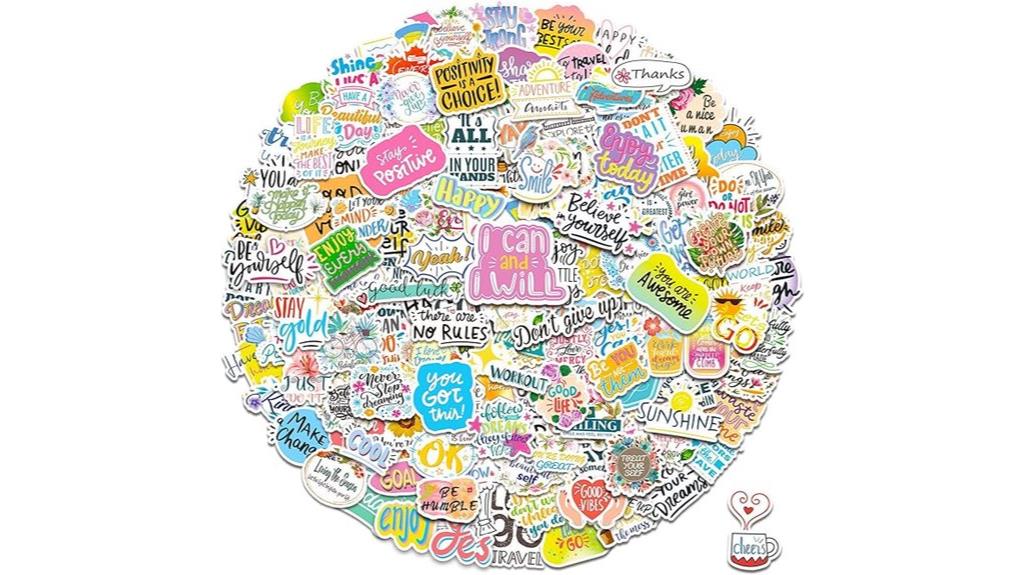 150 motivational sticker pack