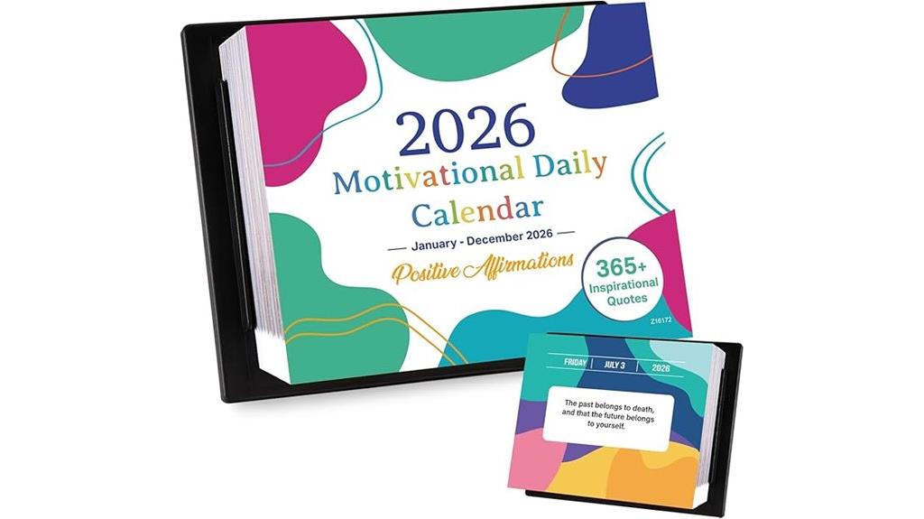 2026 inspirational quote calendar