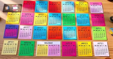 30 day transformation challenge calendars