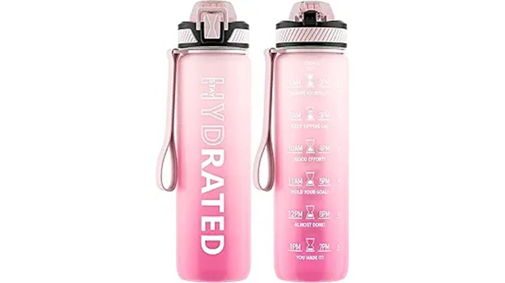 32oz motivational water bottle
