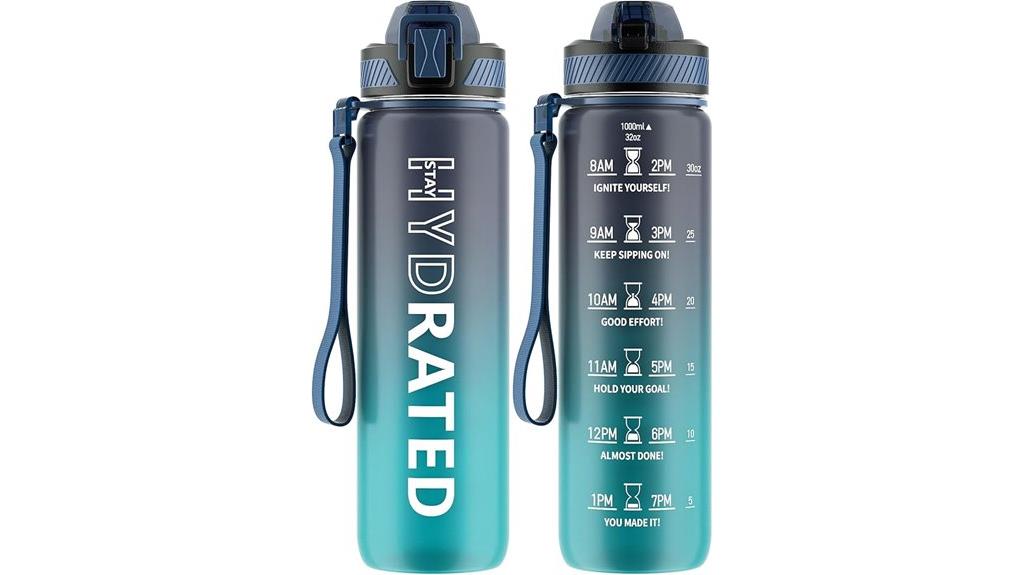 32oz motivational water bottle