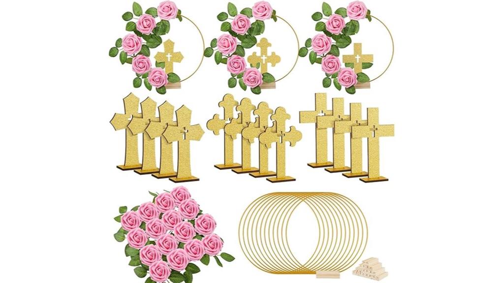 48 piece baptism centerpiece set
