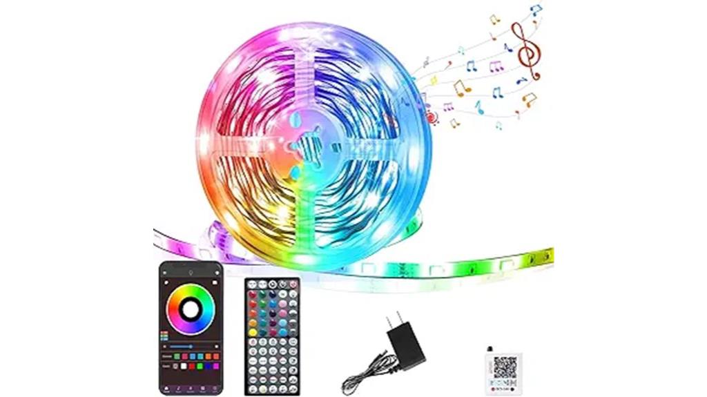 50ft rgb bedroom lights