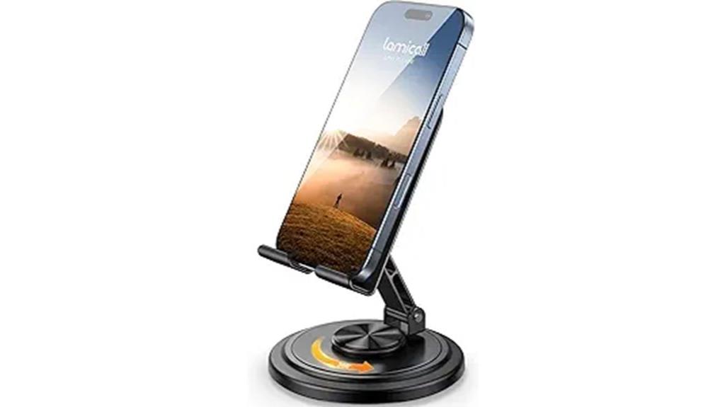 adjustable desktop phone stand