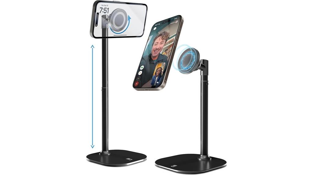 adjustable magnetic phone stand