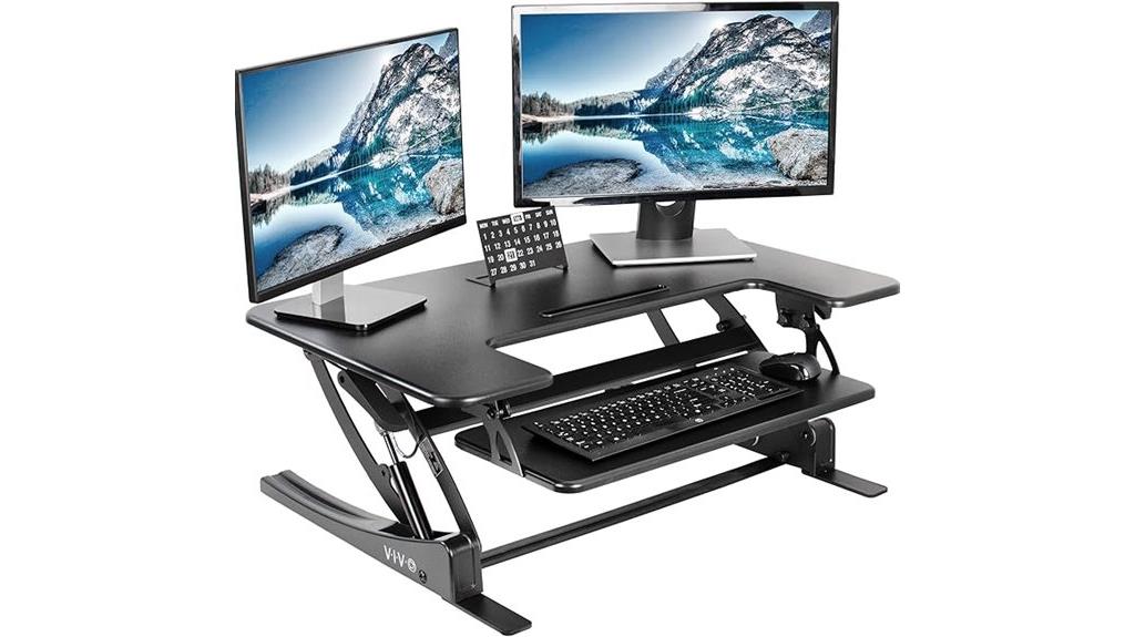 adjustable sit stand desk