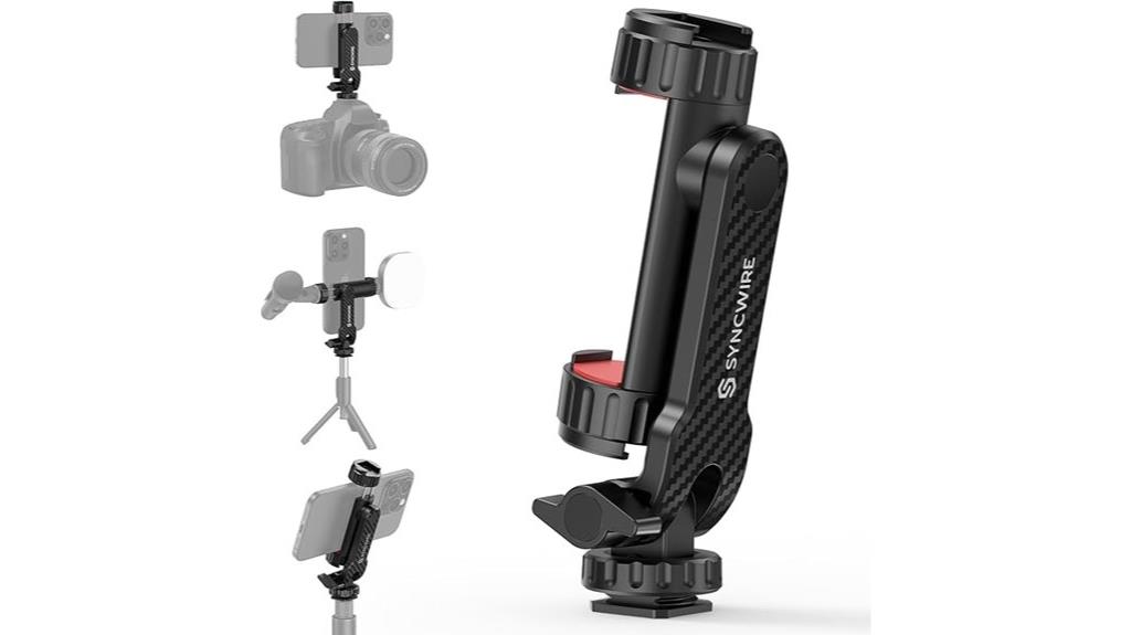 adjustable tripod phone mount