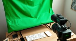 affordable small space green screen