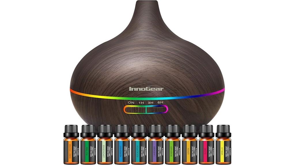 aromatherapy diffuser essential oils