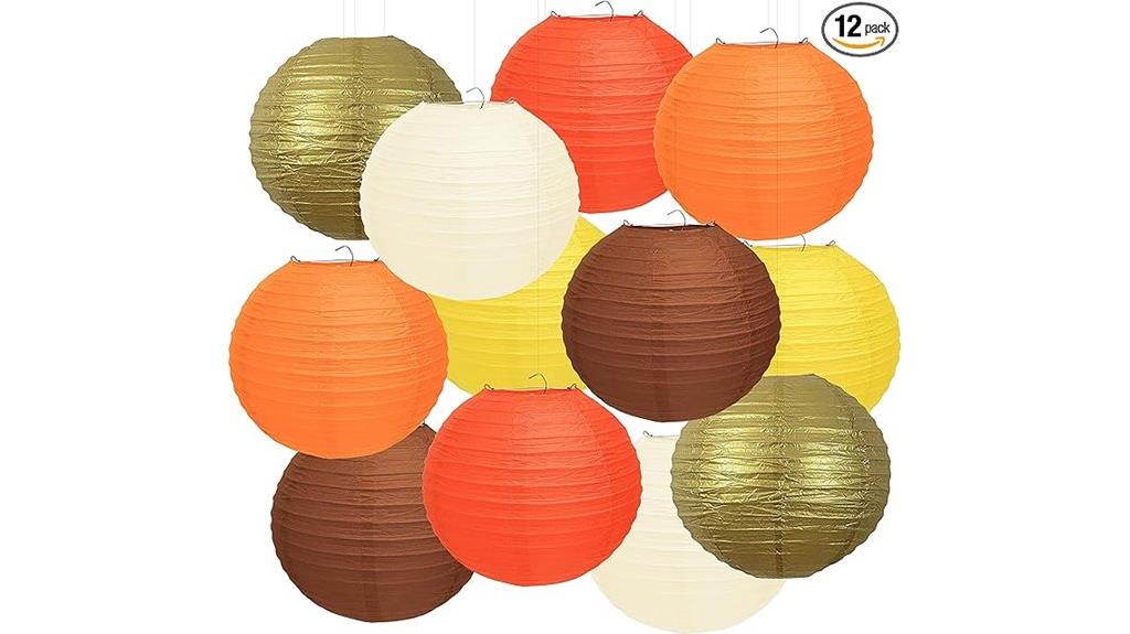 autumn paper lantern set
