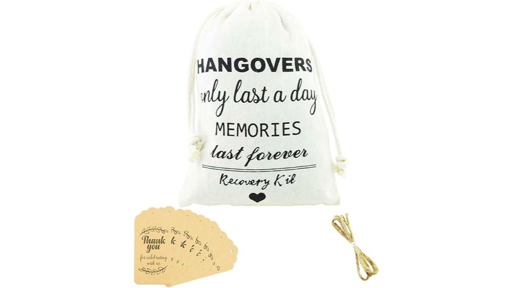 bachelorette hangover recovery kit