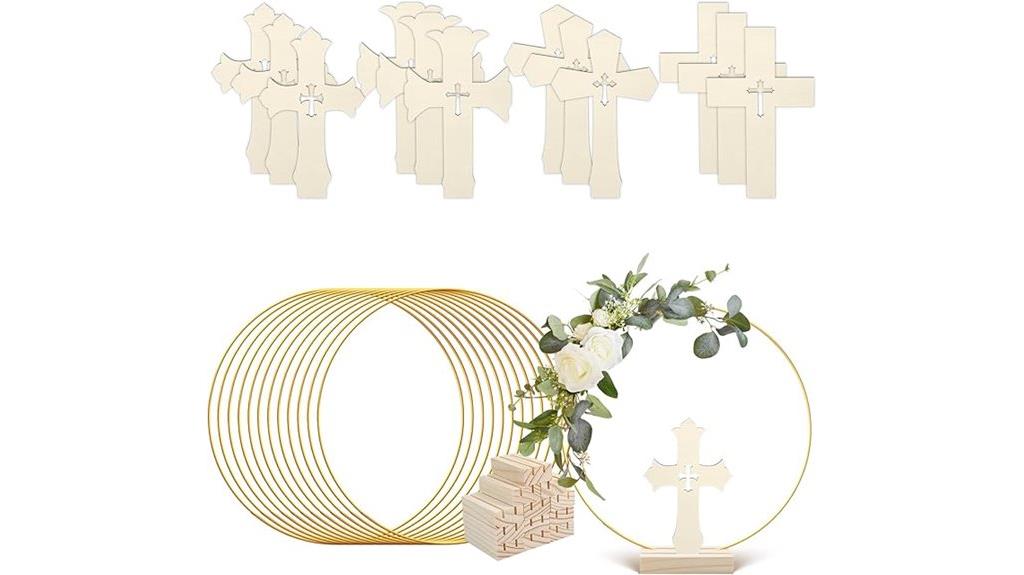 baptism communion floral decor
