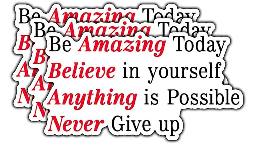 believe in yourself stickers