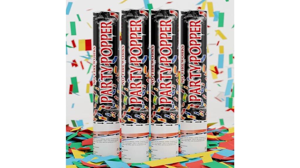 biodegradable confetti cannon set