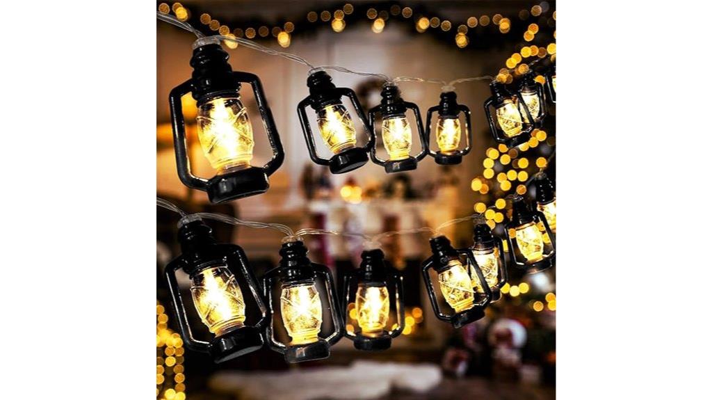 black led string lights