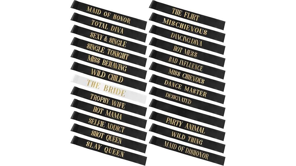 bridal party accessories set