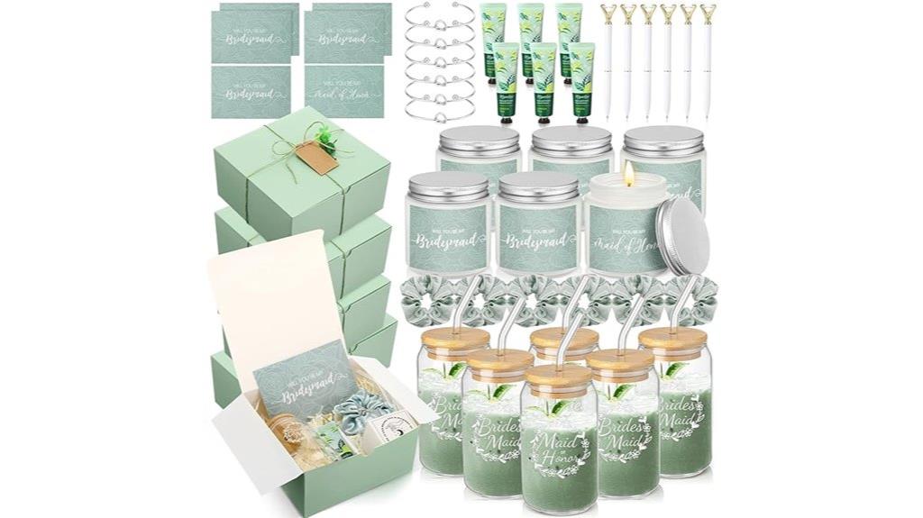 bridesmaid gift set