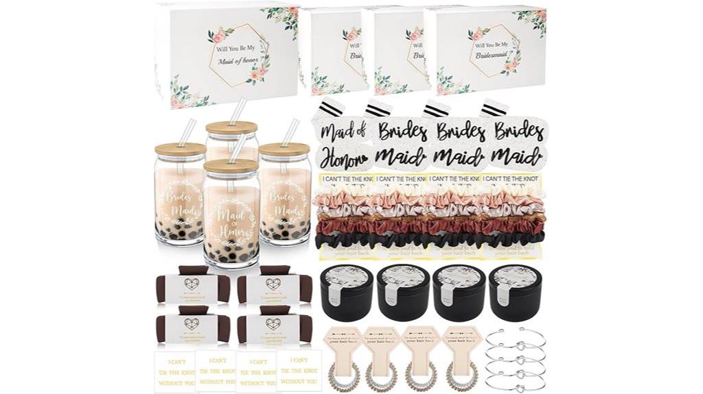 bridesmaid gift set