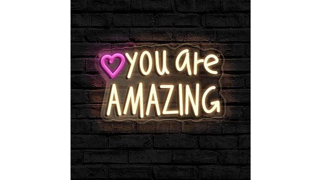 bright pink neon sign