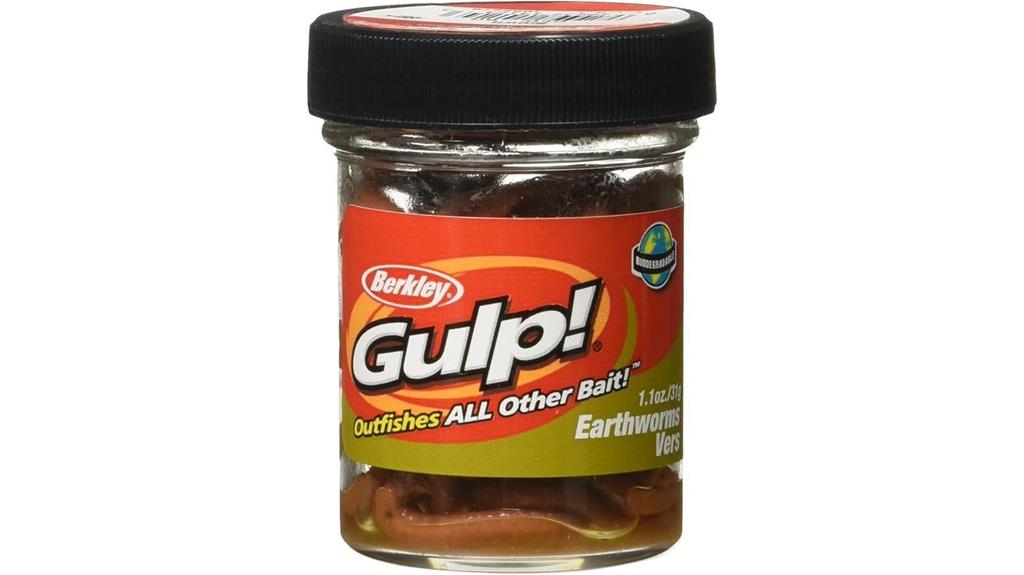 brown 4 inch earthworm