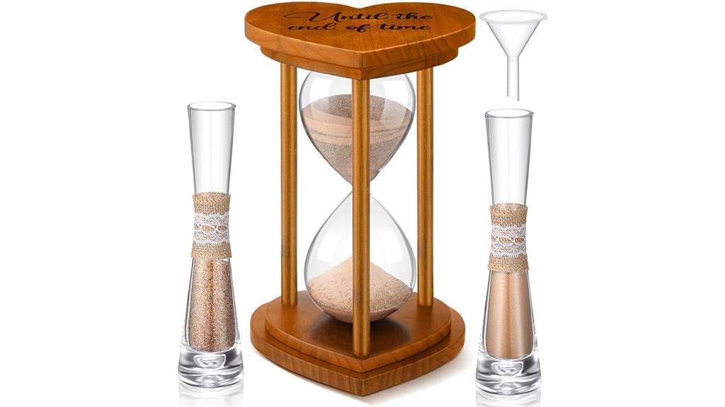 brown farmhouse wedding sand