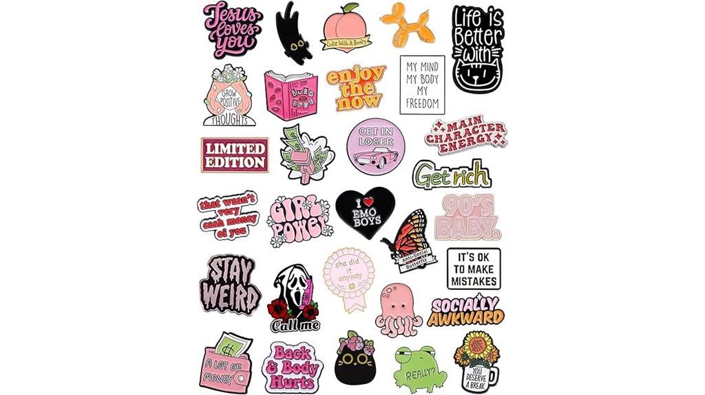 bulk enamel pin set
