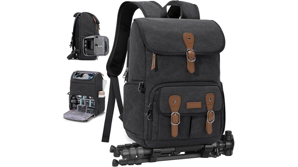 camera bag with laptop compartment