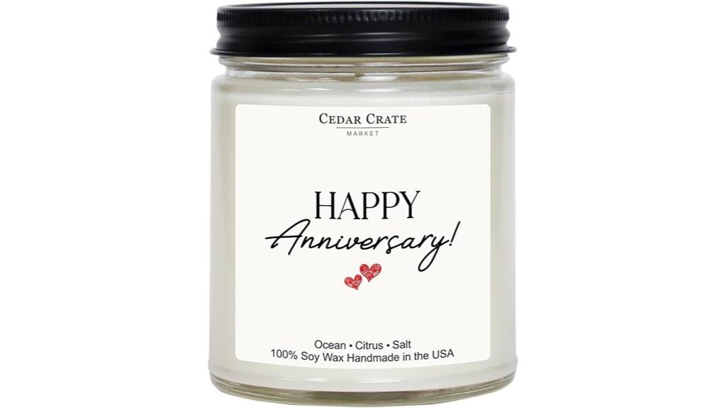 cedar crate soy candle