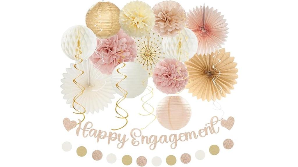 champagne gold fall decor