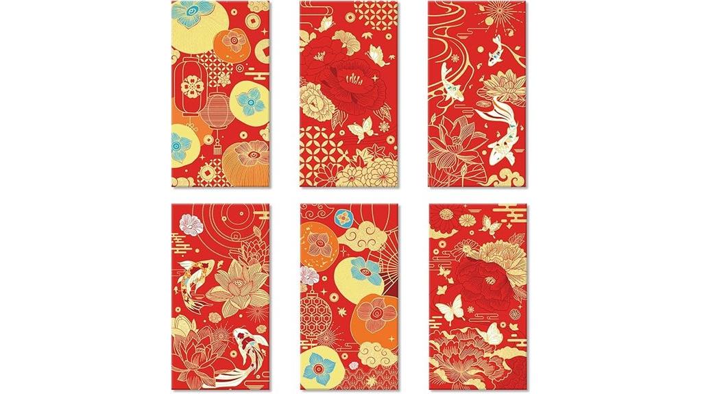 chinese new year envelope set