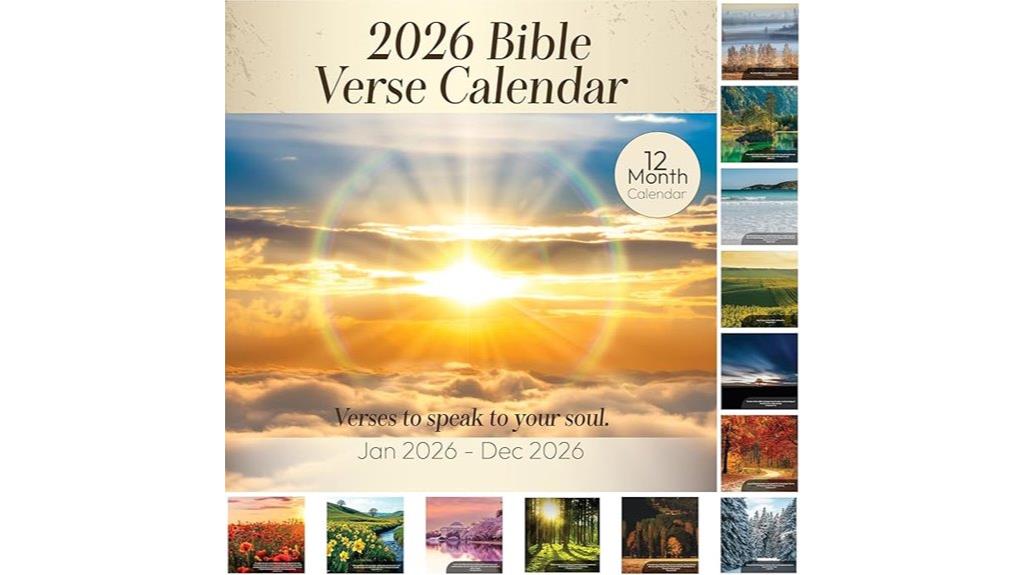 christian bible verse calendar
