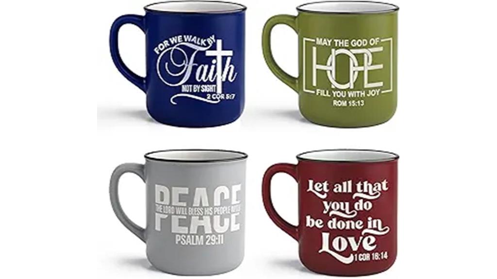 christian coffee mug set