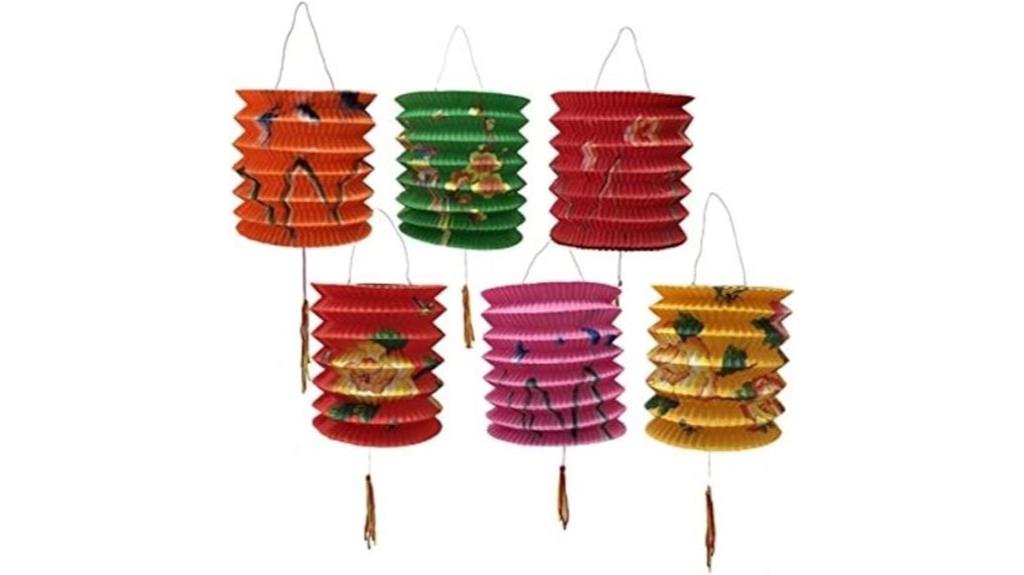 colorful 12cm lantern pack