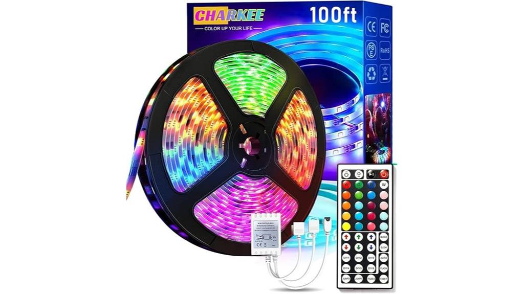 colorful bedroom led tape