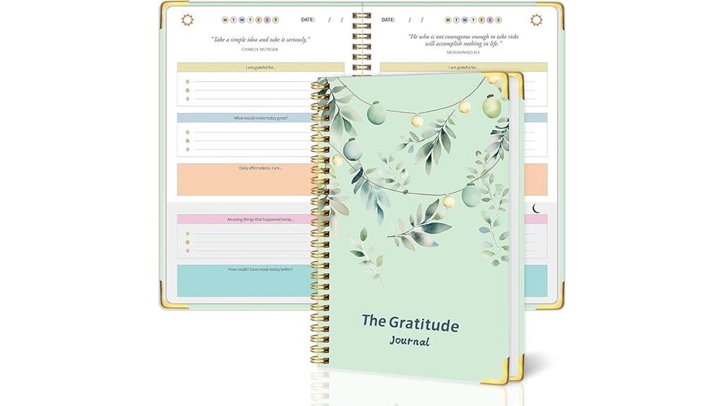 colorful gratitude journal prompts