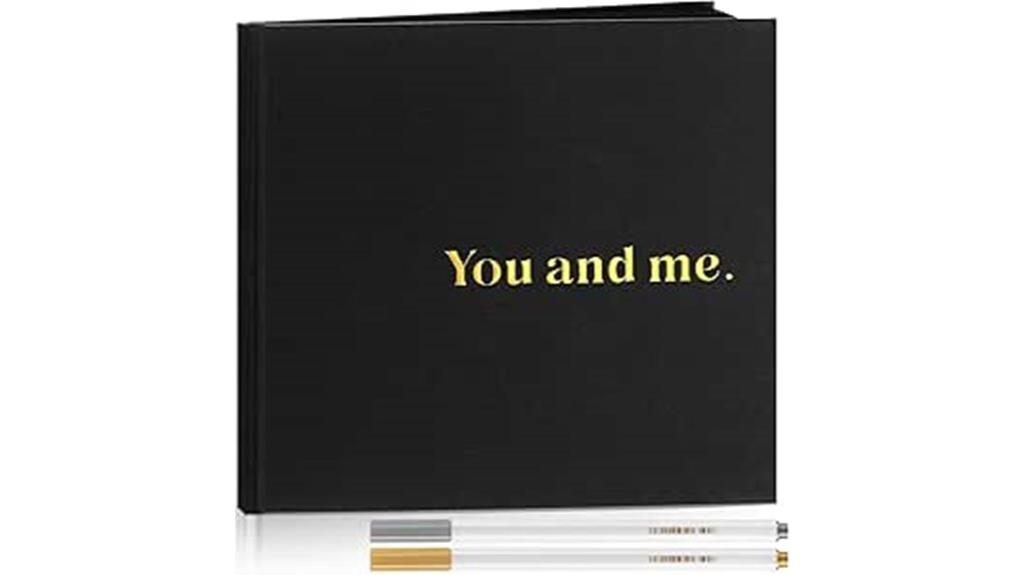 colorful hardcover couples scrapbook