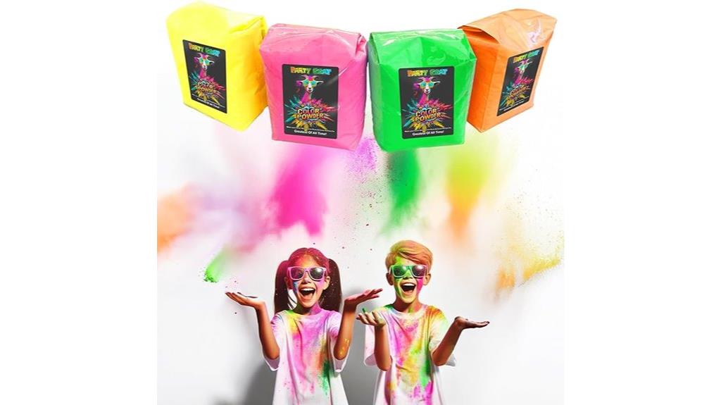 colorful powder for events