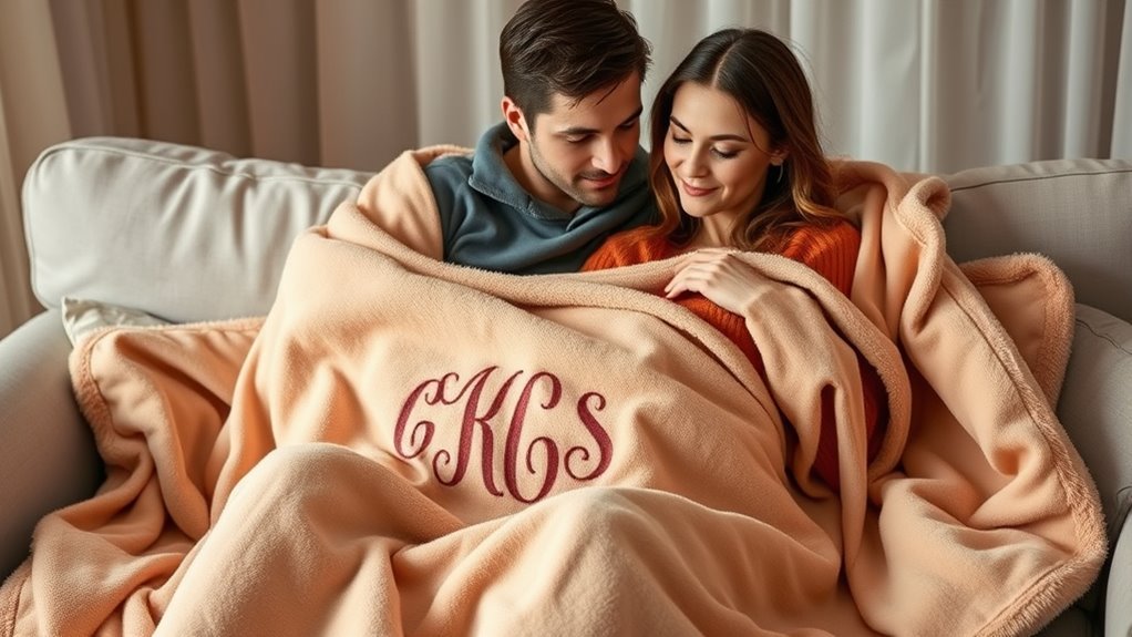 comfortable personalized blanket choices