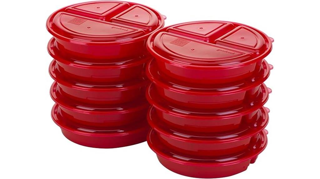 complete 10 piece meal containers