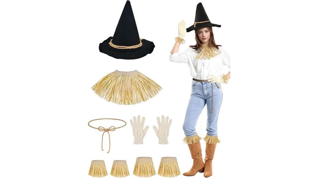 complete scarecrow costume set