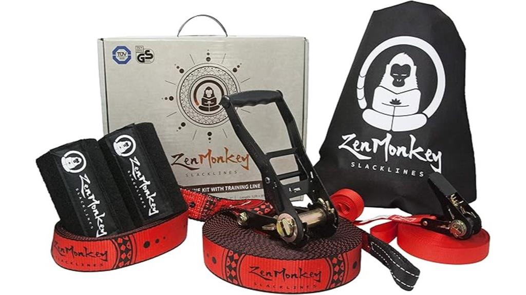 complete slackline kit set