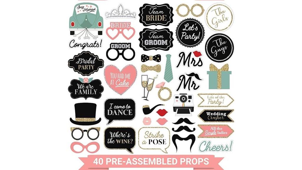 complete wedding photo props