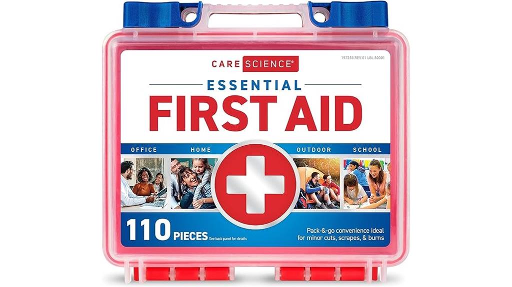 comprehensive 110 piece first aid