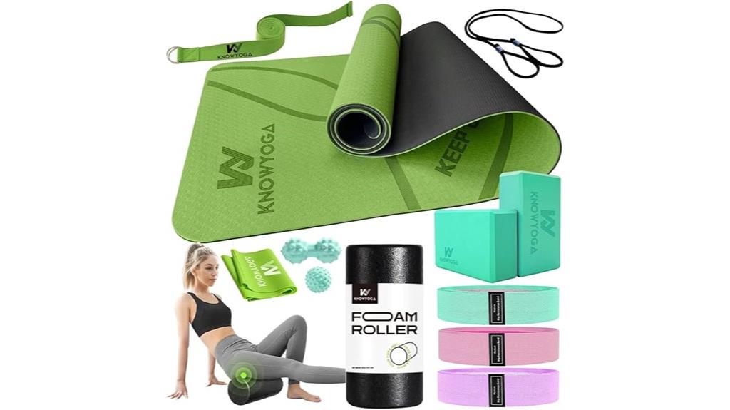 comprehensive beginner yoga set
