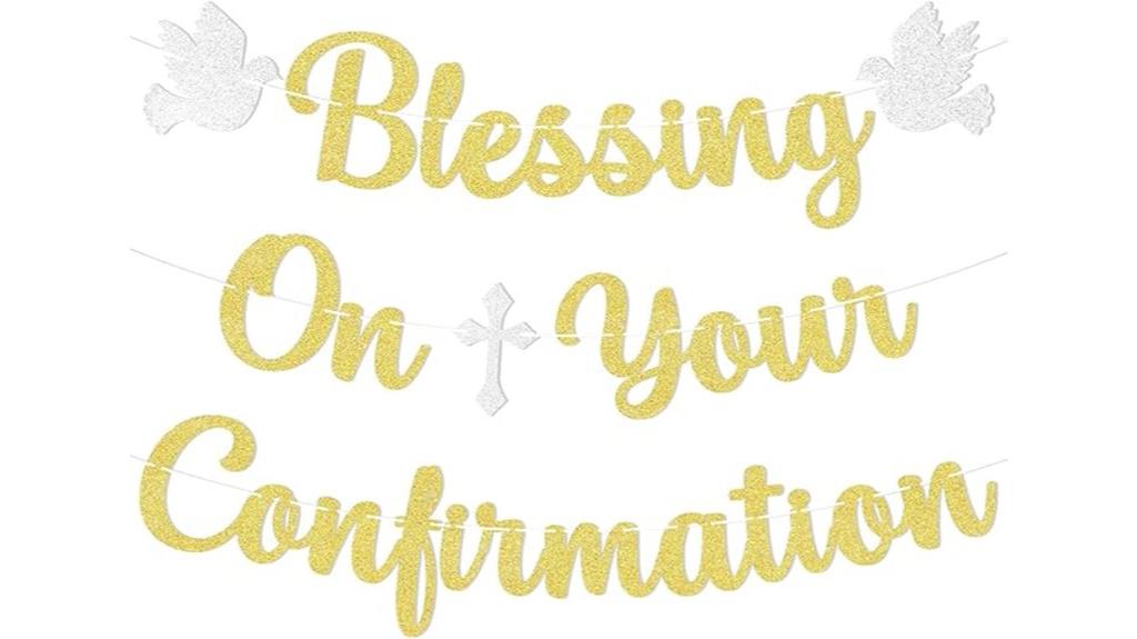 confirmation blessing banner