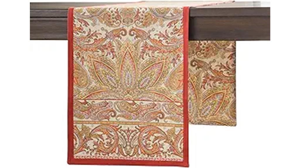 cotton table runner length