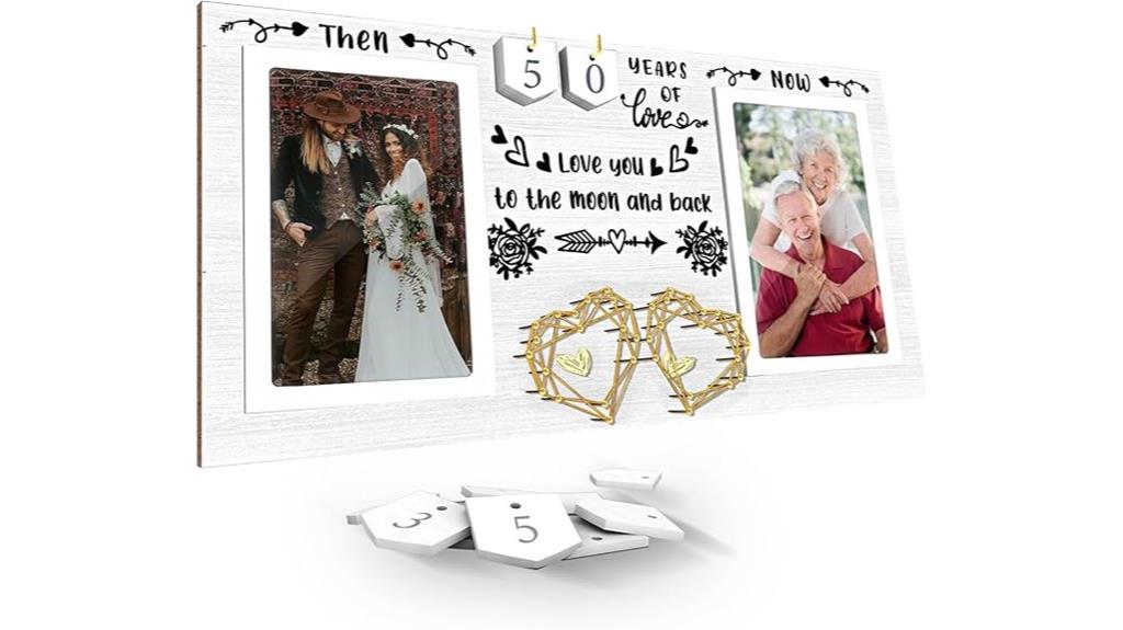 couples anniversary photo frame