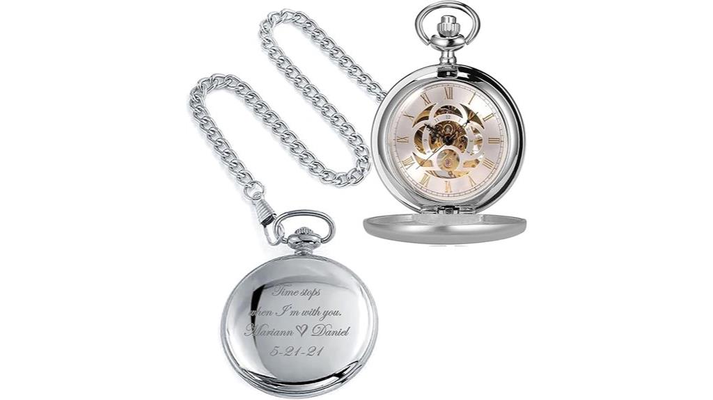 custom engraved antique watch